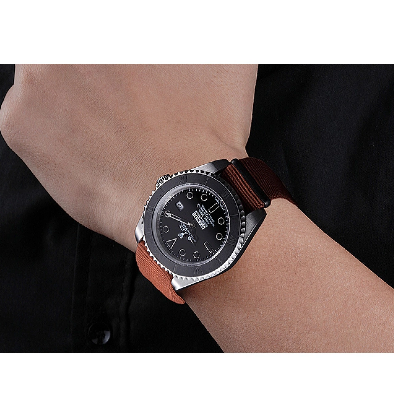 Aaa replica watch Rolex Stealth 621992 Submariner Brown 0514